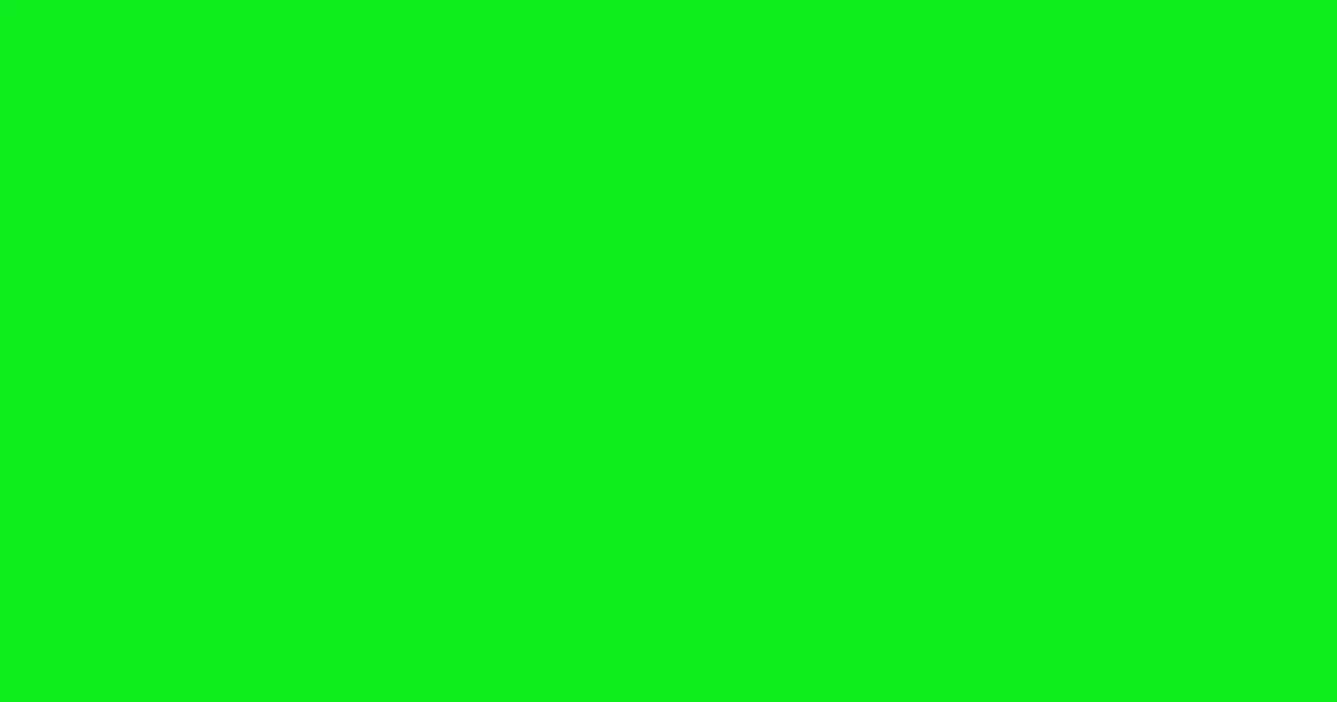#0eef1d green color image