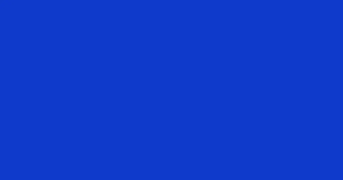 #0f3acb persian blue color image