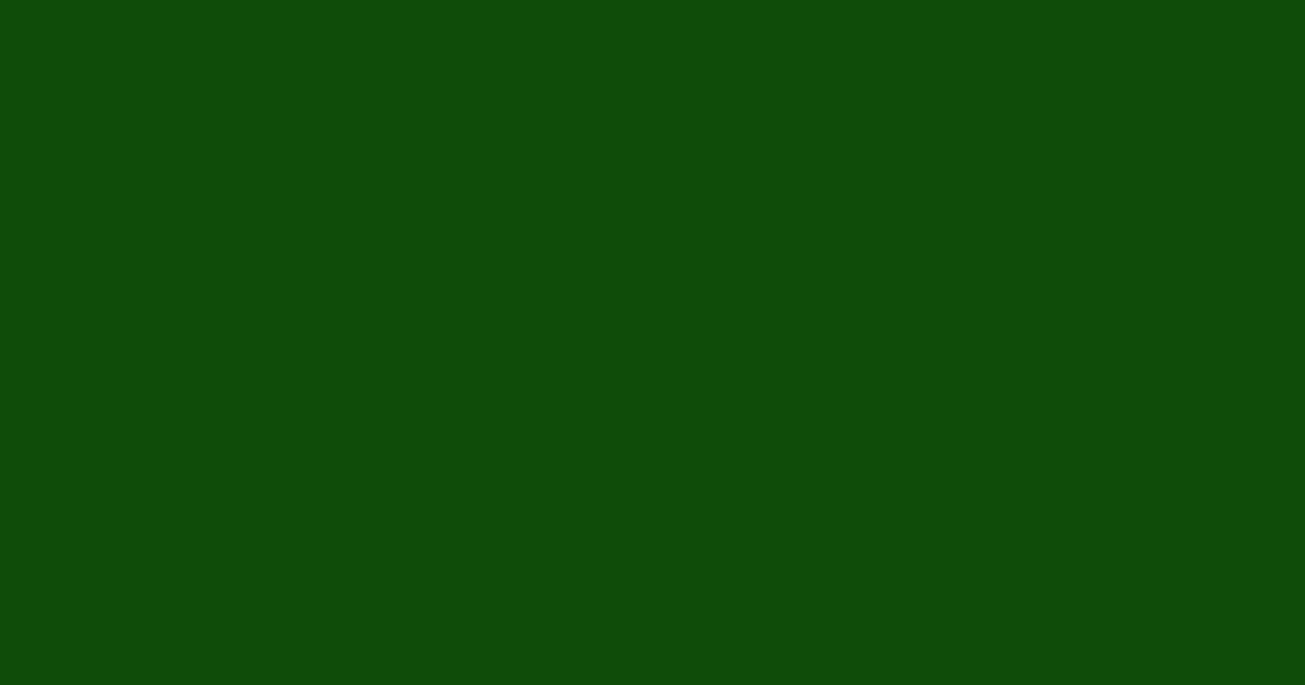 #0f4b09 dark fern color image