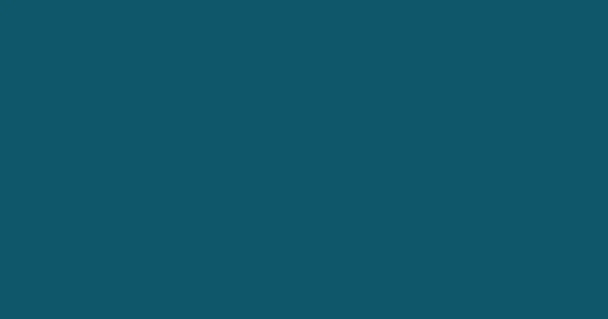 #0f576b chathams blue color image