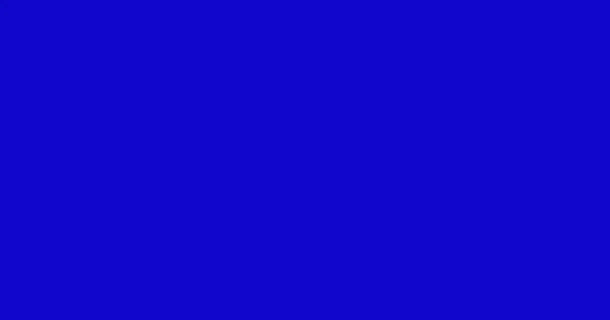 #1007ca dark blue color image