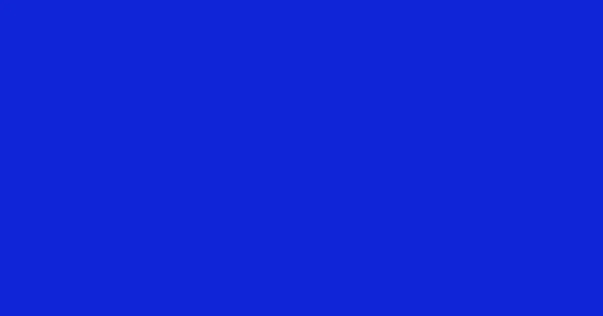 #1025d5 persian blue color image