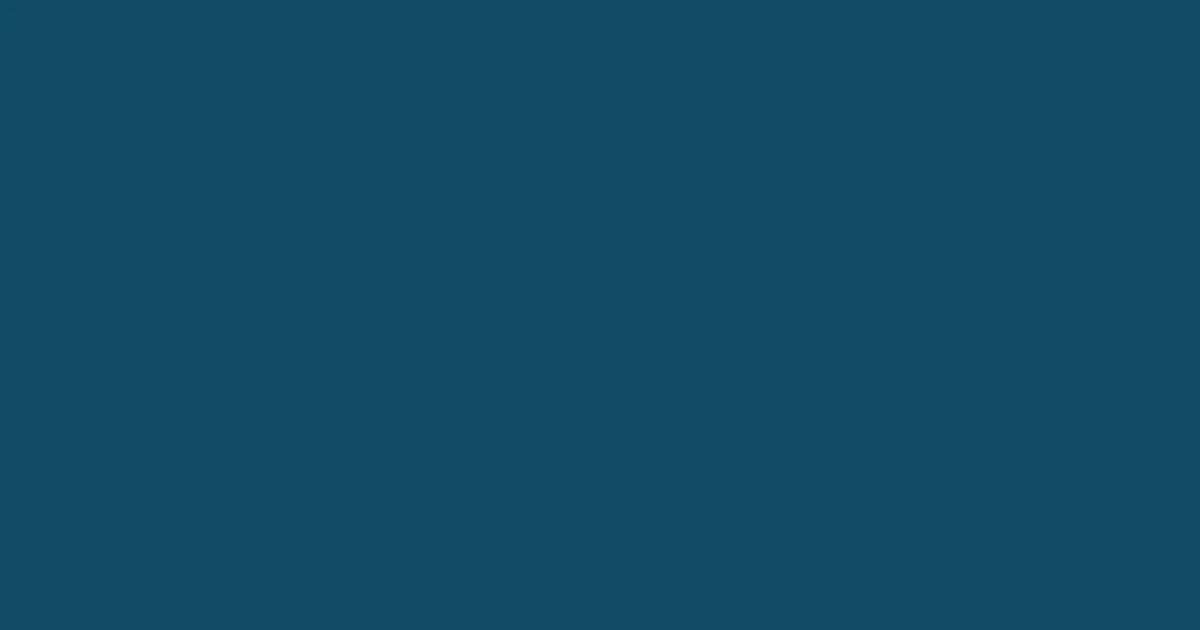 #104c65 chathams blue color image