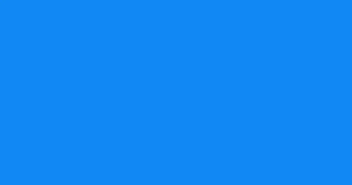 #1088f3 azure radiance color image
