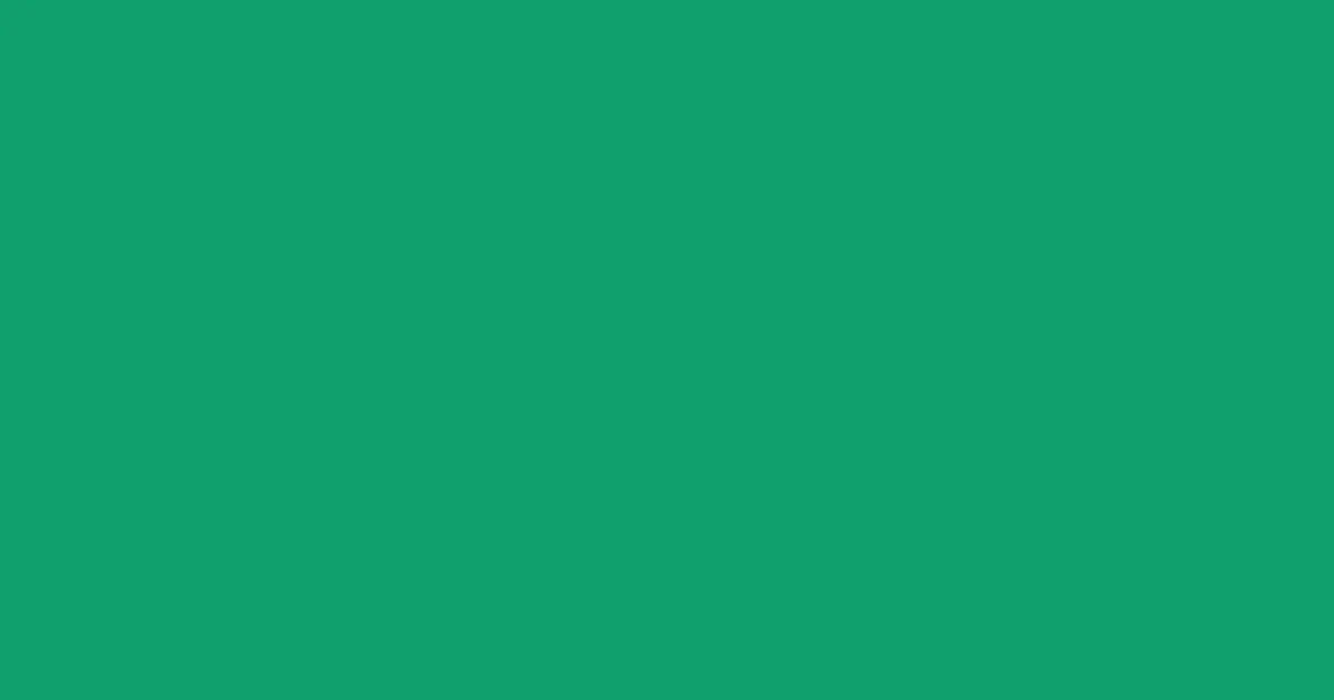 #10a06d emerald color image