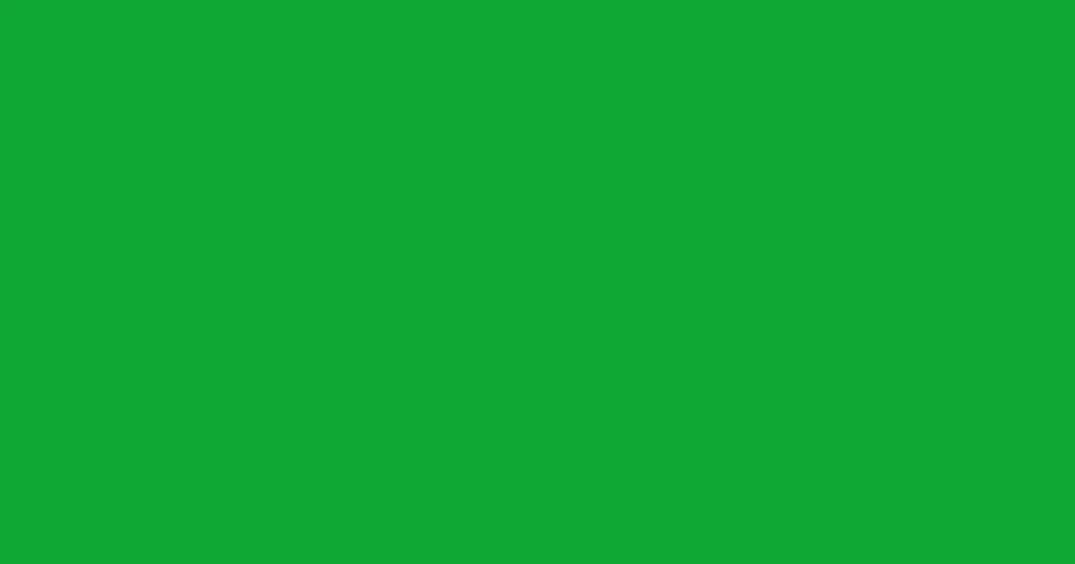 #10a837 slimy green color image