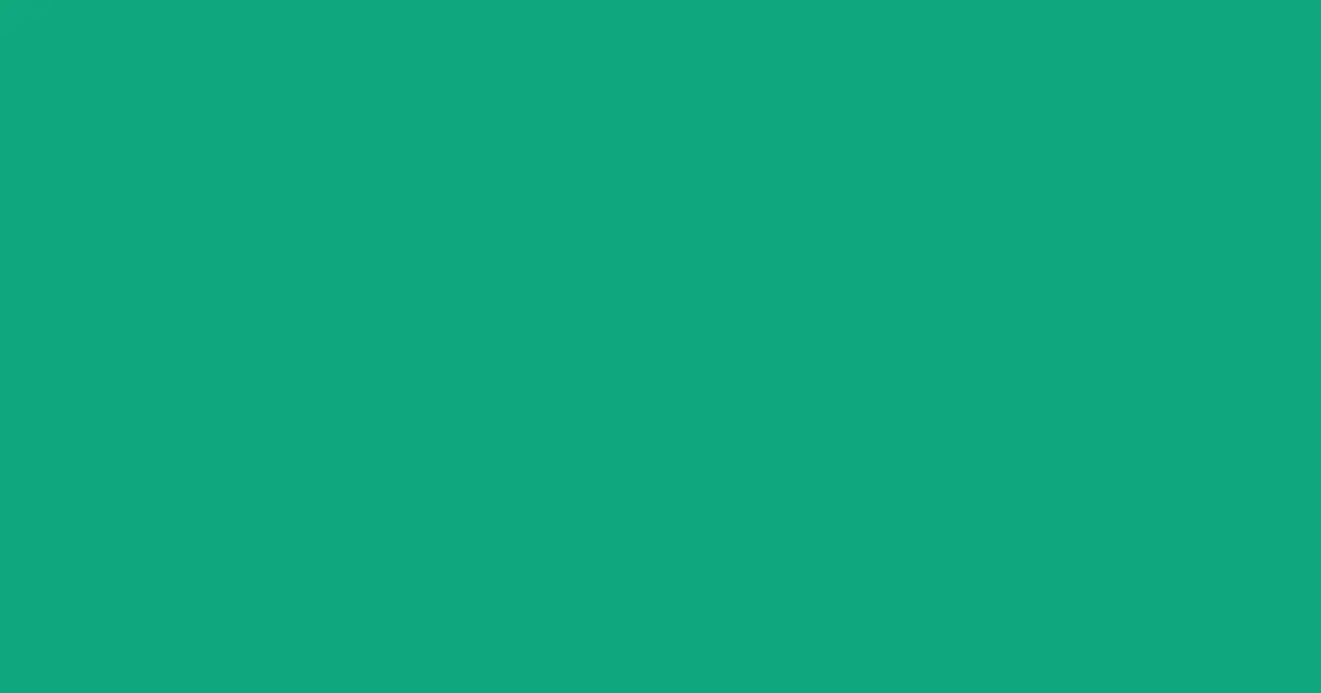 #10a87f emerald color image