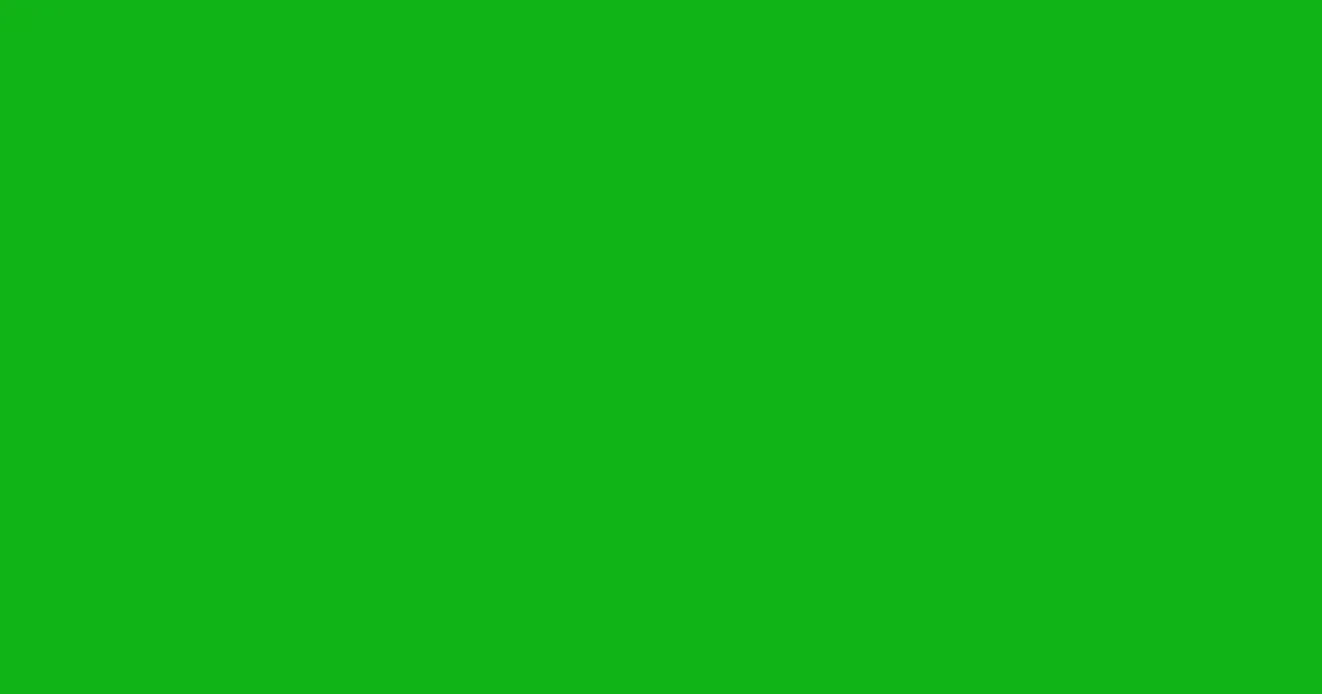#10b416 slimy green color image