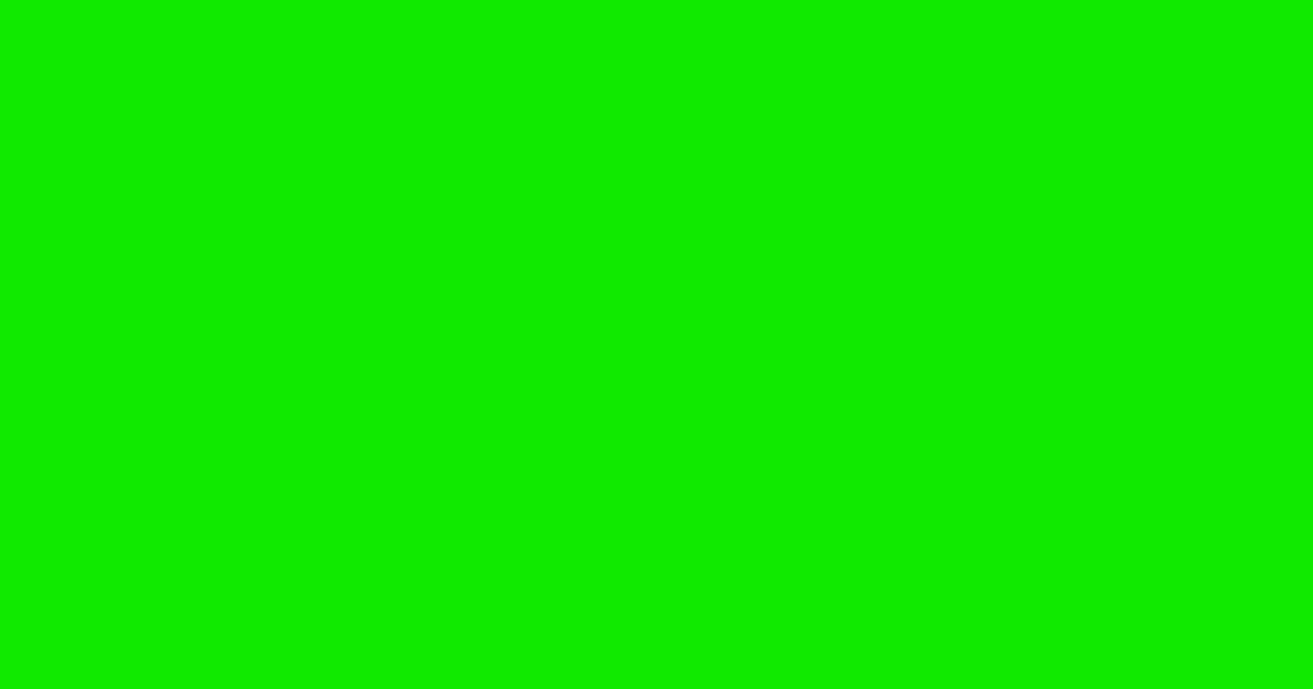 #10ea01 green color image