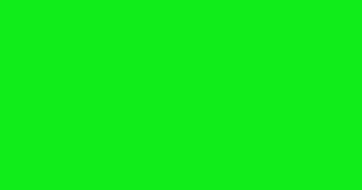 #10ed1b green color image