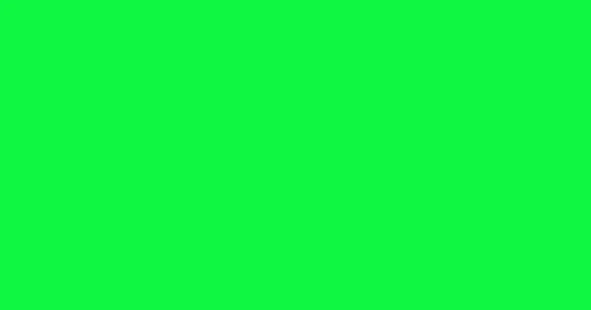 #10f743 malachite color image