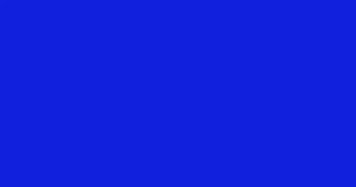 #1120db persian blue color image