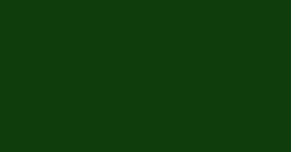 #113c0b deep forest green color image
