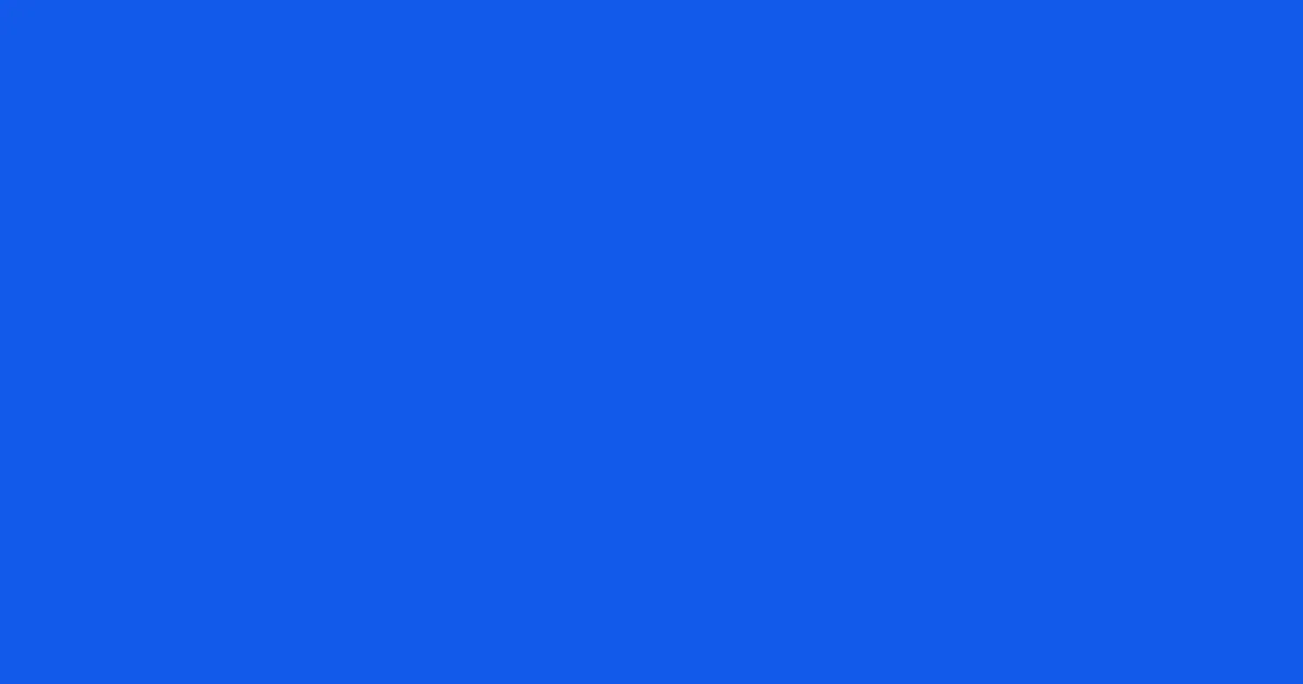 #115aea navy blue color image