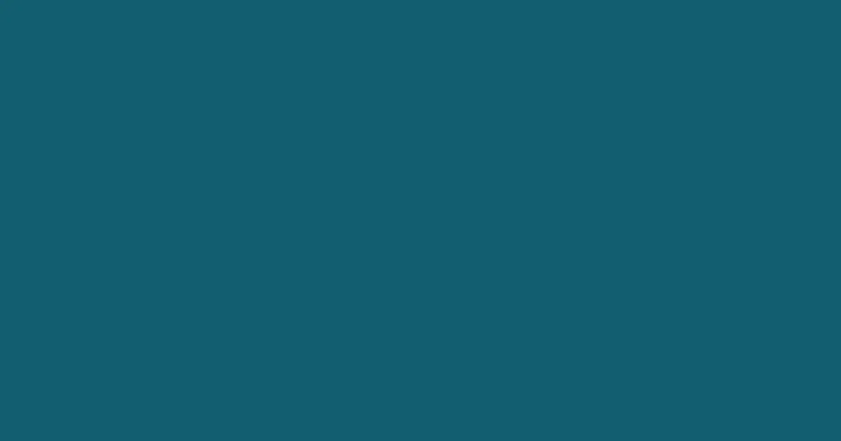 #115e70 chathams blue color image