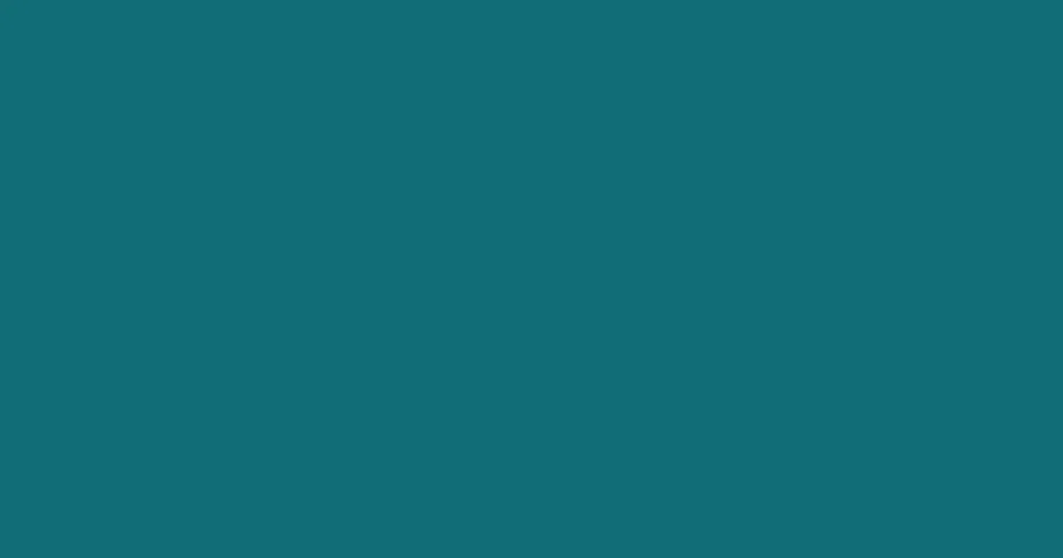 #116d76 pine green color image
