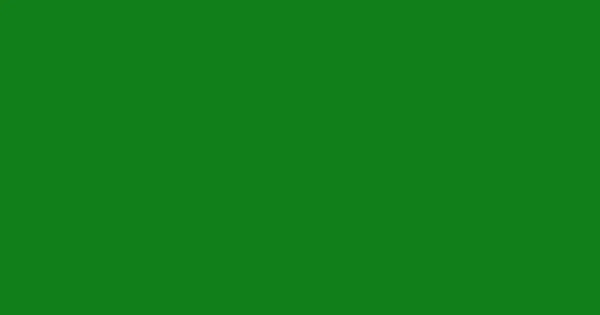 #117f1a slimy green color image