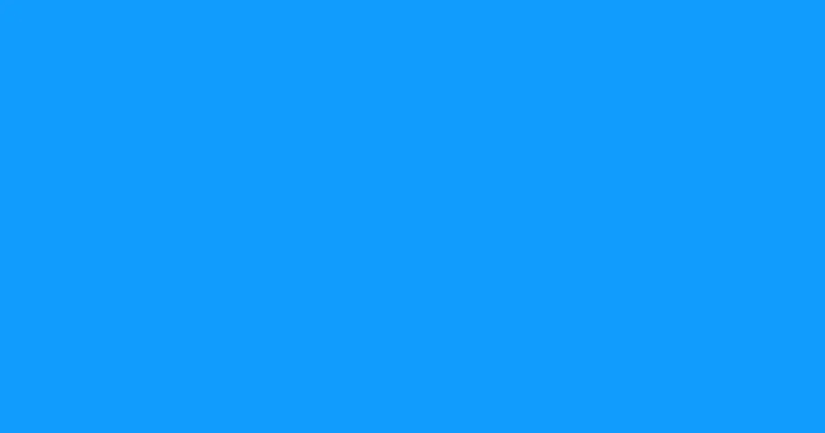 #119cfc dodger blue color image