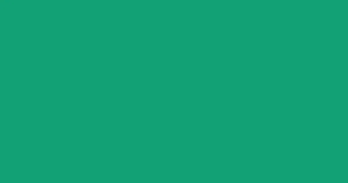 #11a075 emerald color image