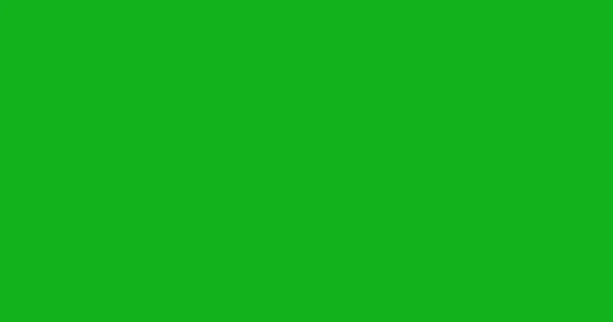 #11b21c slimy green color image