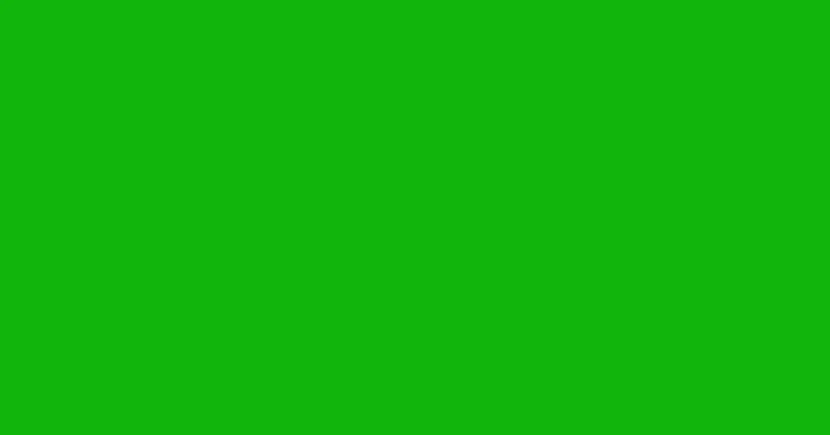 #11b50b slimy green color image