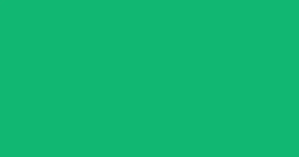 #11b772 emerald color image