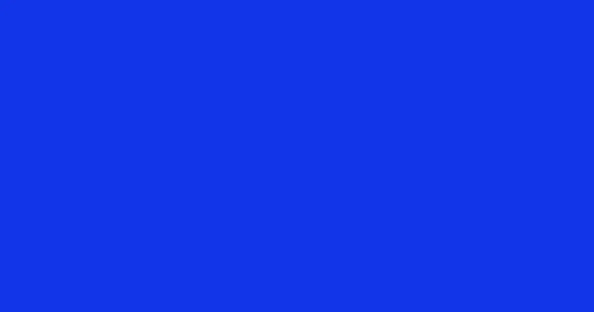 #1234e8 persian blue color image