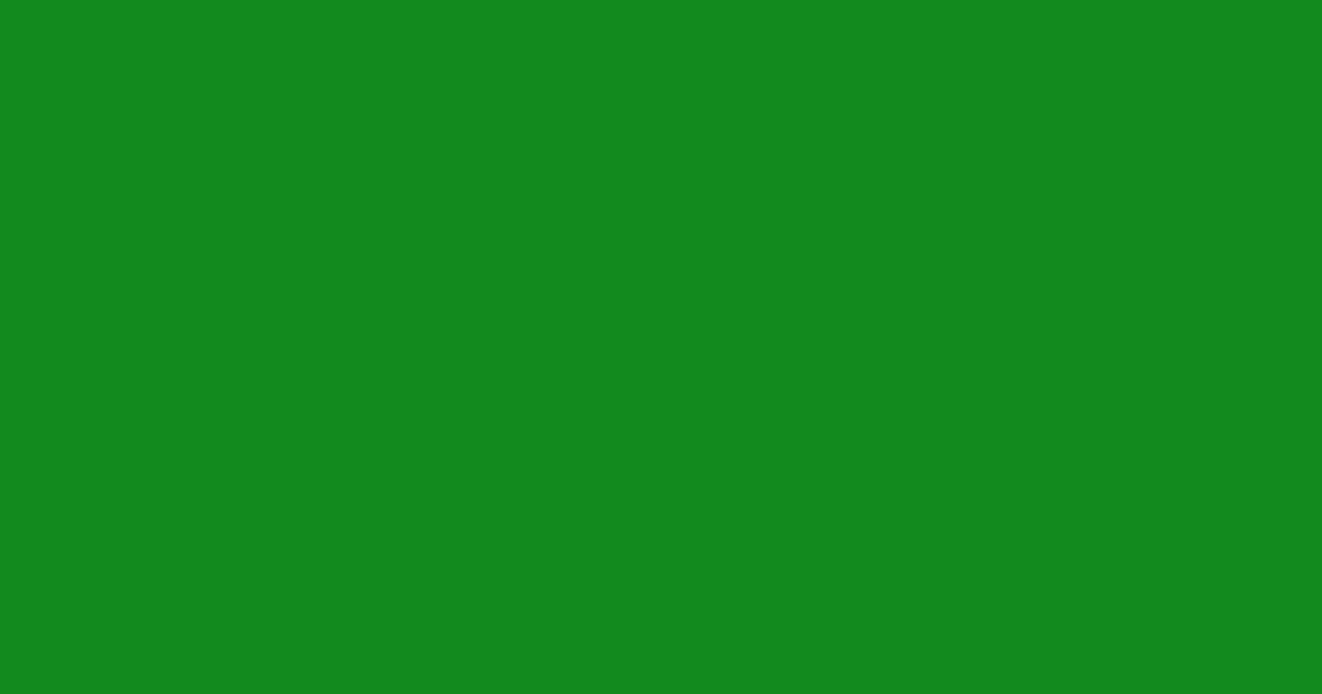 #128a21 slimy green color image