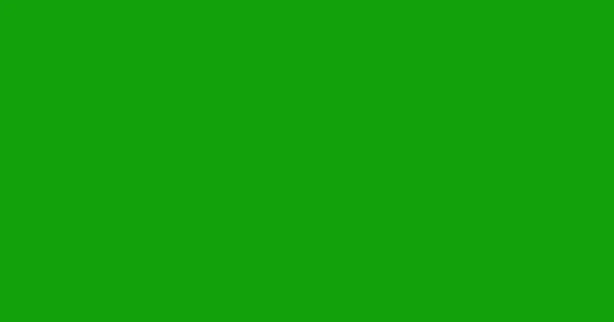 #12a10b slimy green color image
