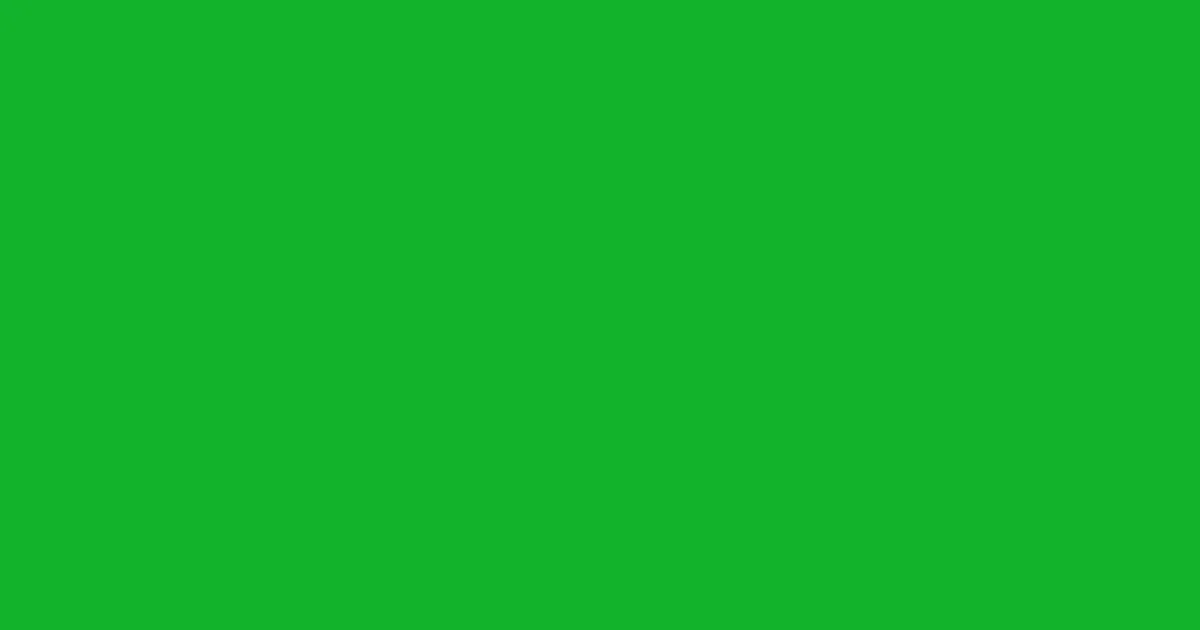 #12b32a slimy green color image