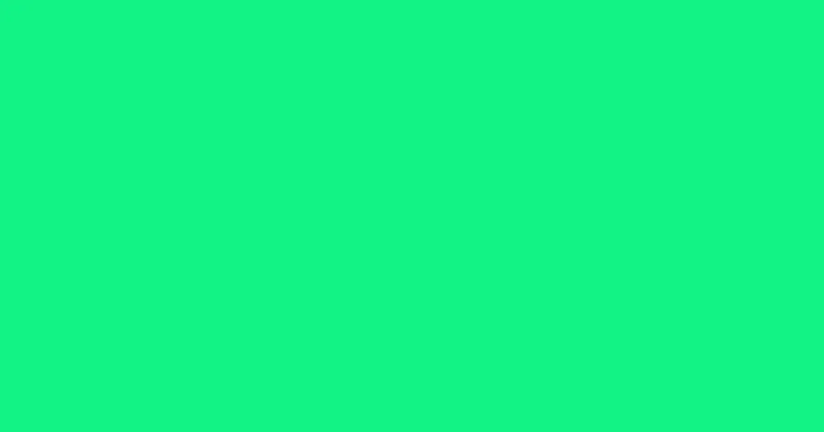 #12f285 spring green color image