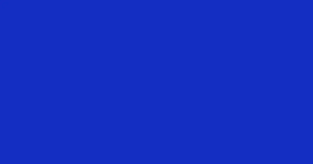 #132dc2 persian blue color image
