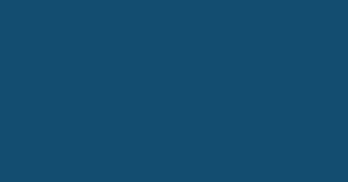 #134e70 chathams blue color image