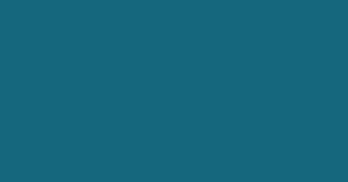 #13667d chathams blue color image