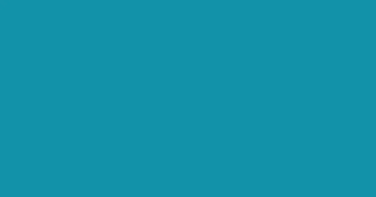 #1392aa teal blue color image