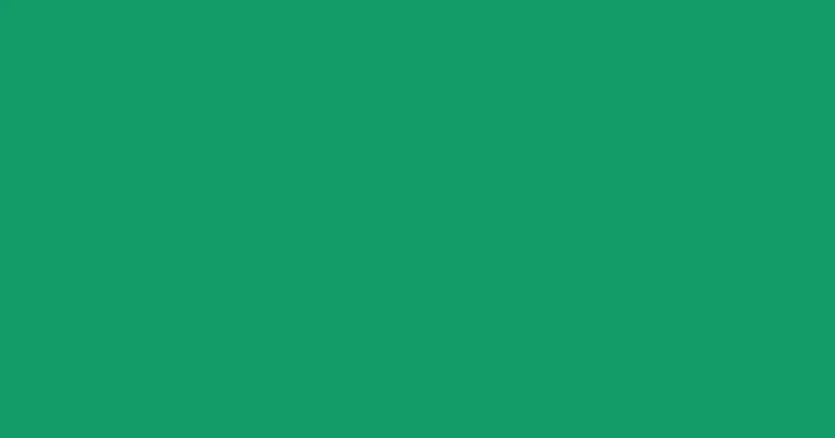 #139a68 green color image