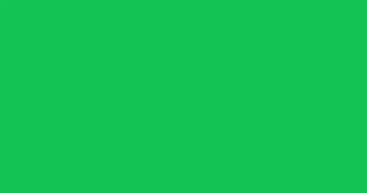 #13c454 malachite color image