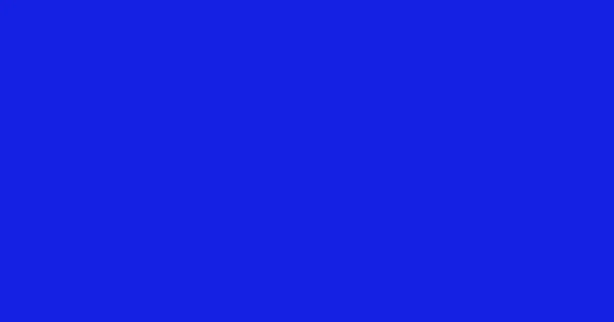#1421e1 persian blue color image