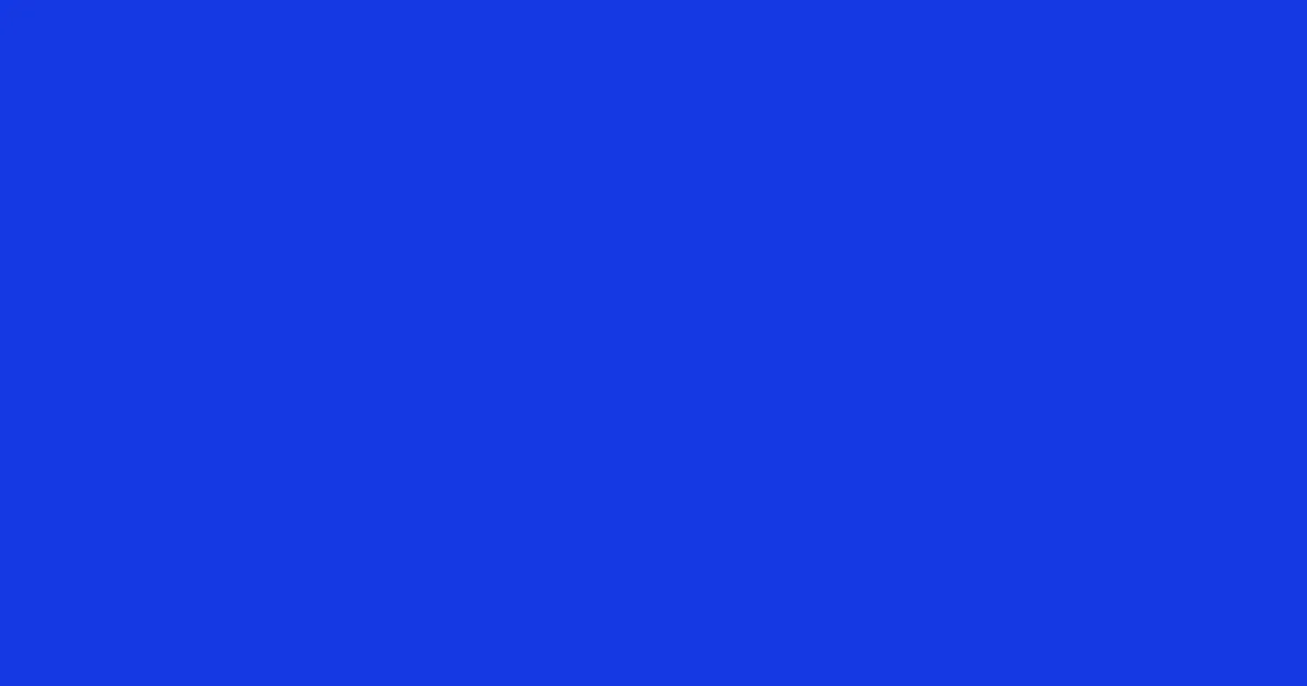 #1439e2 persian blue color image