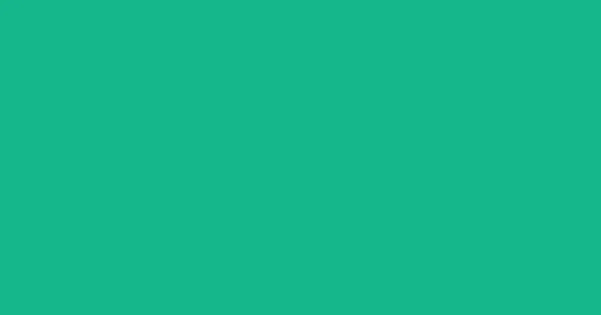 #14b68b emerald color image