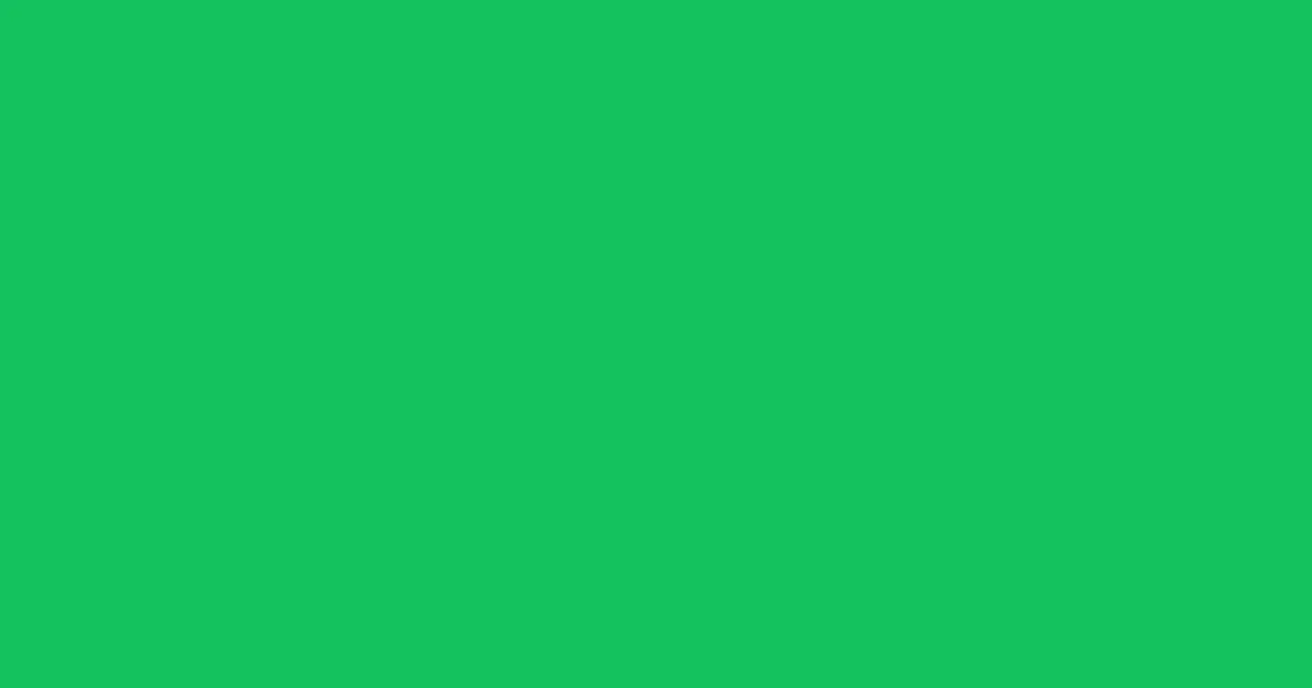 #14c25f malachite color image