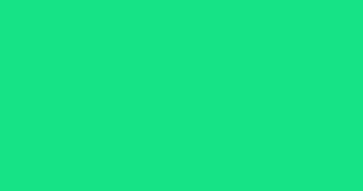 #14e385 caribbean green color image