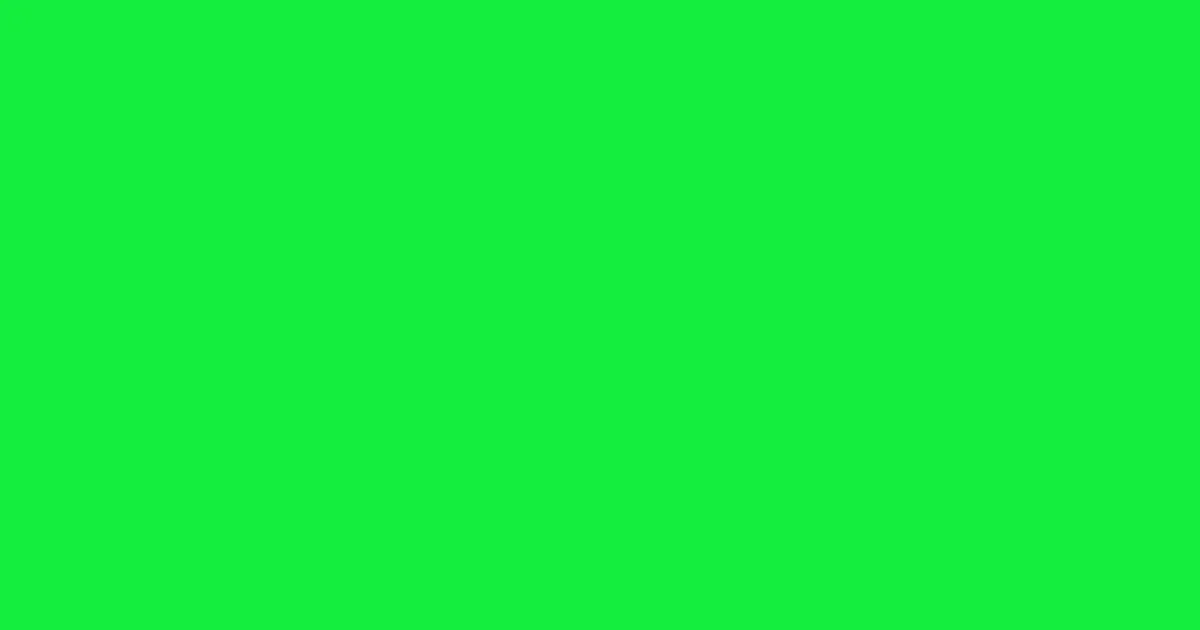#14ee3d malachite color image