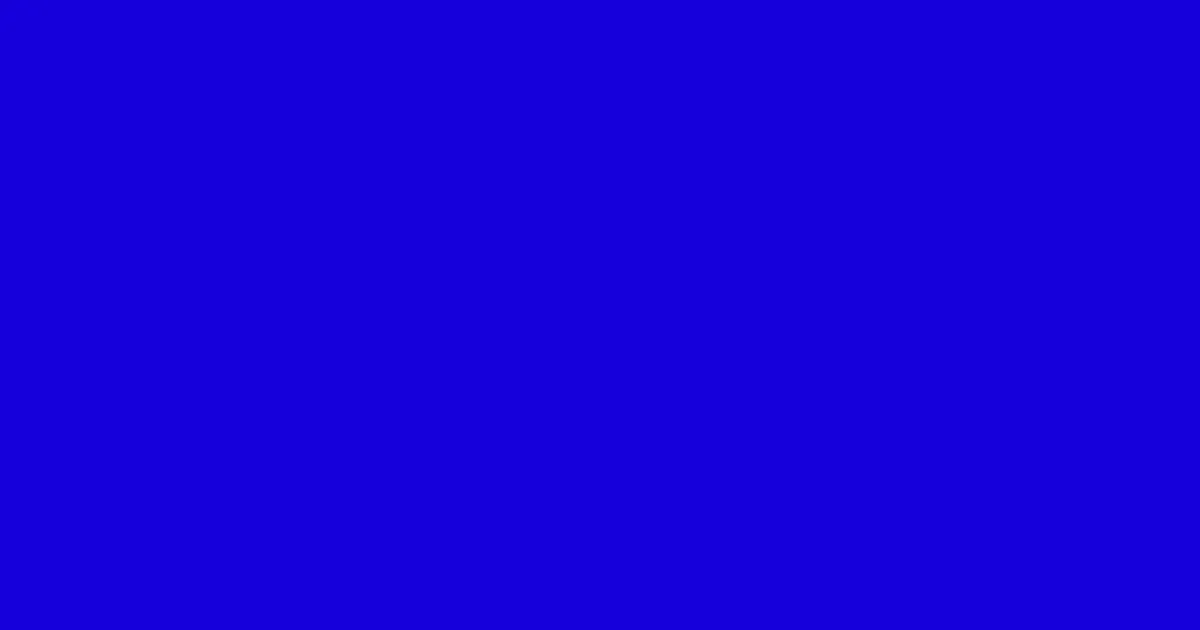 #1500da dark blue color image