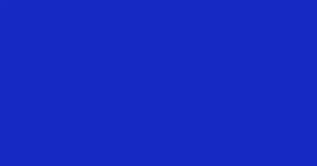 #152ac2 persian blue color image
