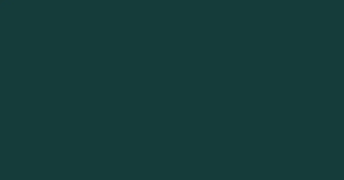 #153c3b gable green color image
