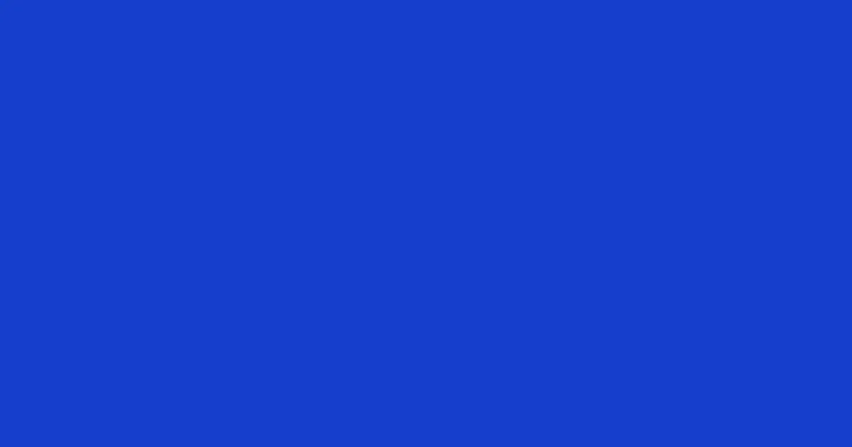 #153ecc persian blue color image