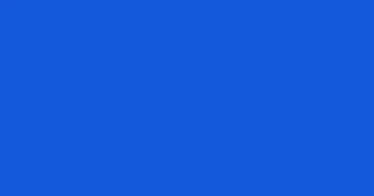 #1557db navy blue color image