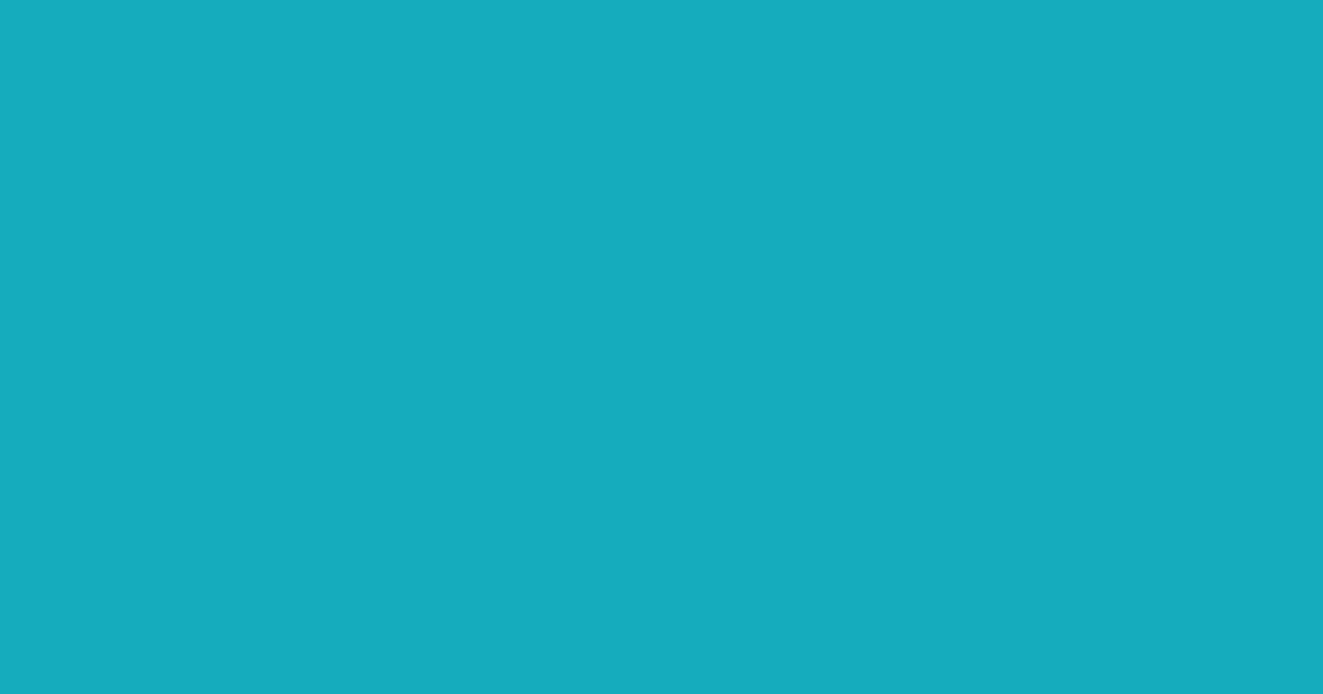 #15acbd teal blue color image