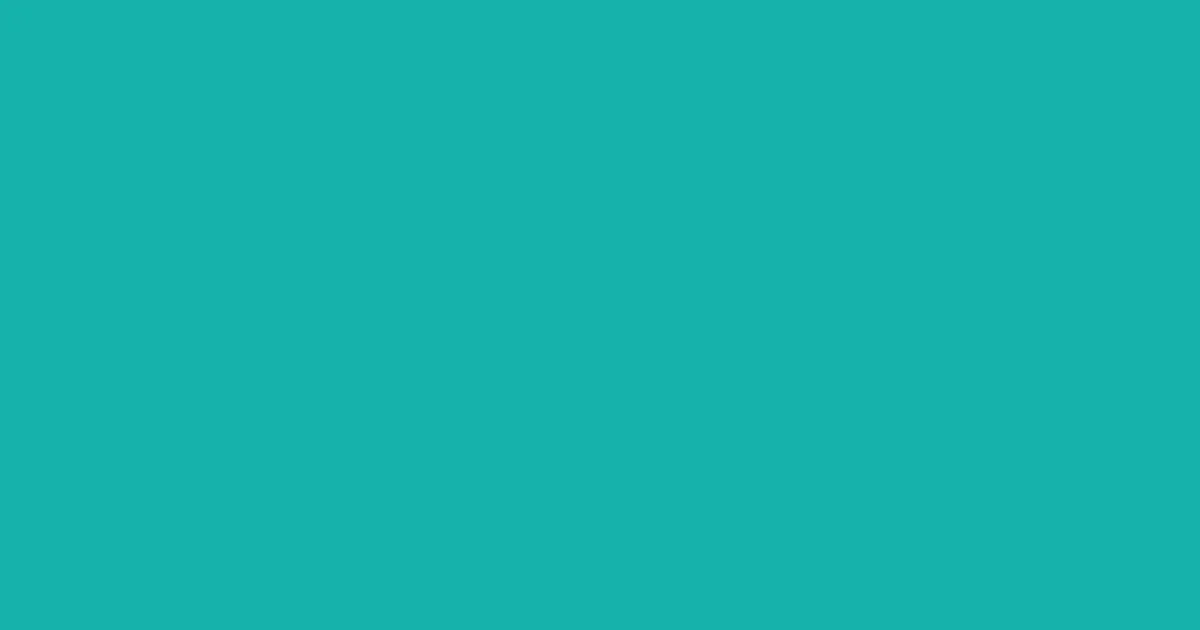 #15b2aa teal blue color image